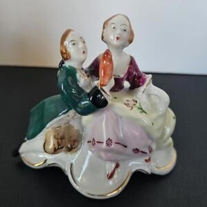 Vintage Made in Occupied Japan  Figurines Figures 5" Dancing  Late 1940’s